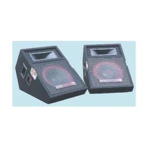  Portable Floor Monitor Speaker Pair: Musical Instruments
