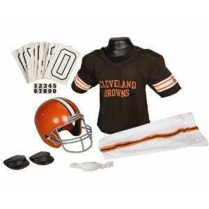  Cleveland Browns Football Deluxe Uniform Set   Size Medium 