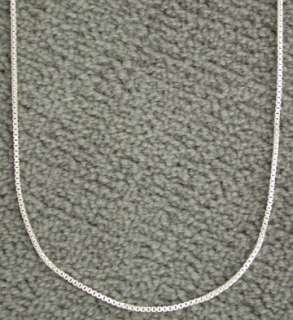 Sterling Silver Box 18 Necklace Chain Italian Italy   