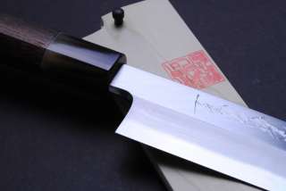 Japanese sushi chef knife,Yanagi YOSHIHIRO Blue Steel Hongasumi 33cm 
