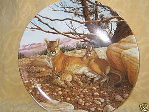 THE COUGAR, 1989 KNOWLES COLLECTOR PLATE  