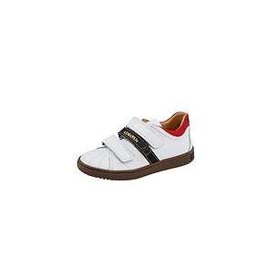 Armani Junior   AF00730 (Toddler/Youth) (White Leather)   Footwear