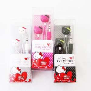 1X Black/Gold Hello Kitty Earbuds/ Ear Phones/ Headphones for iPhone w 