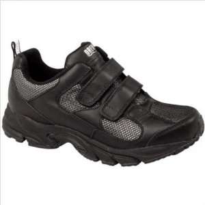 Womens FLASH VELCRO Athletic Sneaker   Black/Grey Combo Size 9 Width 
