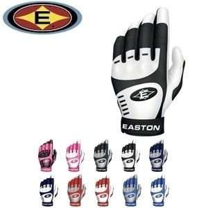  Easton Home & Road Batting Gloves   White/Pink Black/Pink 