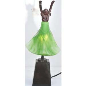 Meyda Tiffany 24089 Silhouette Erte Dancer   One Light Accent Lamp 