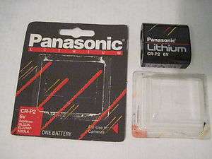 Panasonic CR P2 Lithium battery//New in retail package  