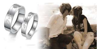   Steel Kiss Lip Promise Ring Couple Wedding Bands Many Sizes Gifts 1pc