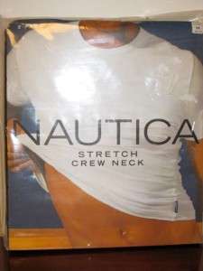 New Nautica Crew 2 pk Neck T Shirt Black Gray M 38 40  