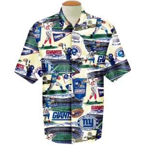  New York Giants Reyn Spooner Hawaiian Shirt: Sports 