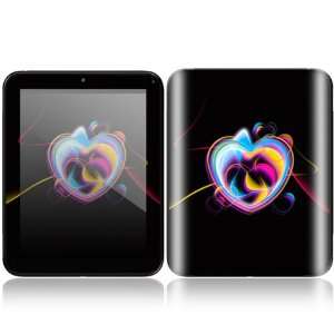 HP TouchPad Decal Skin Sticker   Neon Hearts