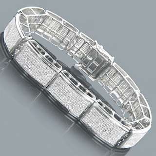 only $ 6495 10k gold mens diamond bracelet 6 72ct