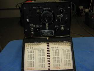 VINTAGE Zenith US Army Frequency Meter BC 221P Radio  
