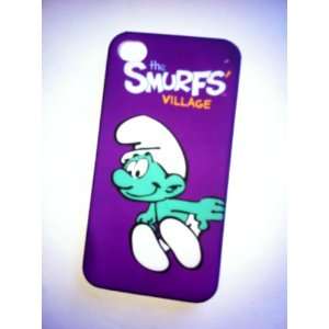  PURPLE Smurf Smurfette IPhone 4 4G Hard Case Cover Cell 
