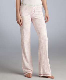 Wild & Free pink cotton Peace Doves pajama pants