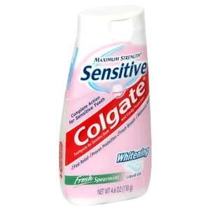 Colgate Toothpaste For Sensitive Teeth, Maximum Strength, Whitening 
