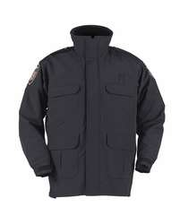   Blauer Mens 9860Z Parka Jacket Police Small Dark Navy Uniform  