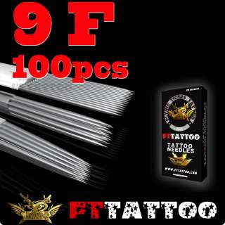 100pcs Premade Tattoo Needles Flat Shader9F Fttattoo  