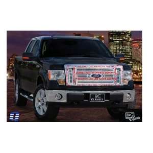  FORD F150 2009 2012 Q STYLE CHROME UPPER GRILLE GRILL 