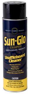 Pro Sun Glo Shuffleboard Table Cleaner Spray 19oz Can  