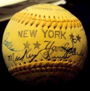 1978 NY Yankees World Series Signed Baseball  