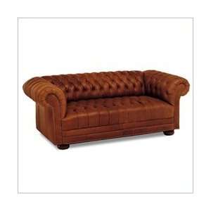   Distinction Leather Tufted Chesterfield Short Sofa (multiple finishes