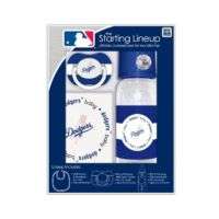 DODGERS MLB Baby BIB/PACIFIER/BOTTLE Gift Set  