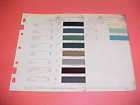 1940 PLYMOUTH PAINT CHIPS COLOR CHART BROCHURE BOOK 40
