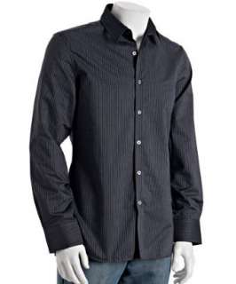 Paul Smith PS navy striped french cuff casual shirt   up to 70 