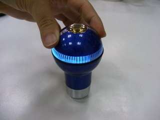 This Auction is for Chrome Blue Gear Shift Knob with blue Led