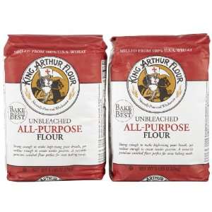 KING ARTHUR Unbleached Flour, Size 5 Lb (pack of 8)  