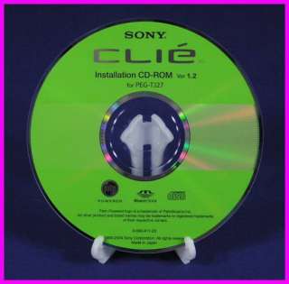 Sony CLIE PEG TJ2 PDA Personal Entertainment Organizer Installation 