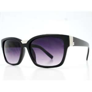  Mens Wayfarer Style Sunglasses Black Matte Retro W051 