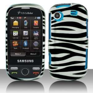   Cell Phone Silver/Black Zebra Protective Case Cell Phones