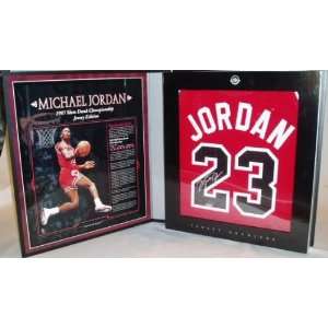  Autographed Michael Jordan Jersey and Archives Box Sports 