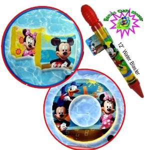 com 3 piece Disney Mickey Mouse Pool Set   Arm Floats, Swimming Ring 
