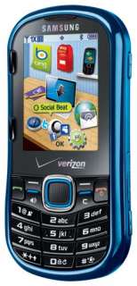Samsung Intensity II SCH U460 Phone, Metallic Blue (Verizon Wireless)