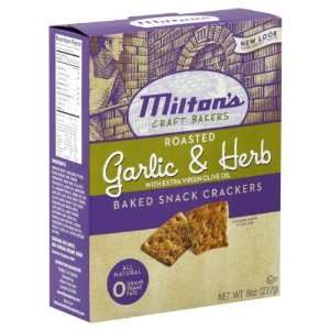 Miltons Miltons Garlic and Herb Multi Grain Bite Size Crackers (12/8 