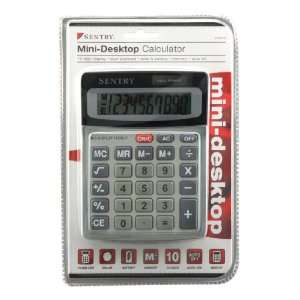  Sentry Mini Desktop Calculator, Silver/Black (CA272 