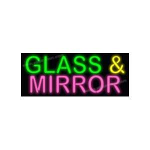  Glass & Mirror Neon Sign
