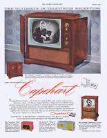 1953 VINTAGE AD   CAPEHART TELEVISION & RADIOS 3 14  