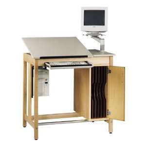    CAD Drawing Table with Board Storage Arts, Crafts & Sewing