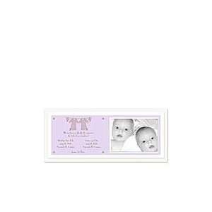  Long Lilacs AnnouncementBaby Multiple Births Announcements Baby