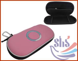Pink SLIM HARD COVER CASE BAG FOR SONY PSP 2000 3000  