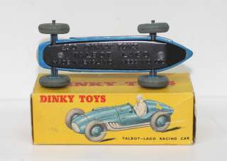 DINKY TOYS 230 TALBOT LAGO RACING CAR MIB  