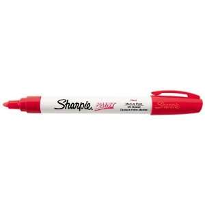  Sharpie Paint Pen (Oil Based)   Color: Red   Size: Medium 