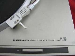   used Pioneer PL 200 Direct Drive Auto Return Record Player Turntable