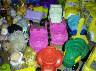 HUGE LOT FISHER PRICE LITTLE PEOPLE NOAHS ARK FARM ZOO 130 REPLACEMENT 