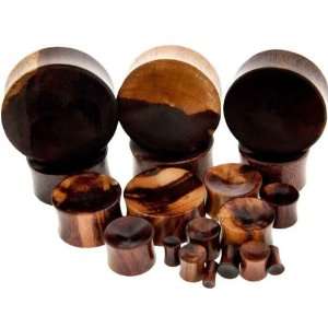  Balinese Iron Wood Double Flared Plugs  5/8 (16mm)   Sold 