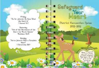 Jehovahs Witnesses KIDS District Convention notebook Safeguard Heart 